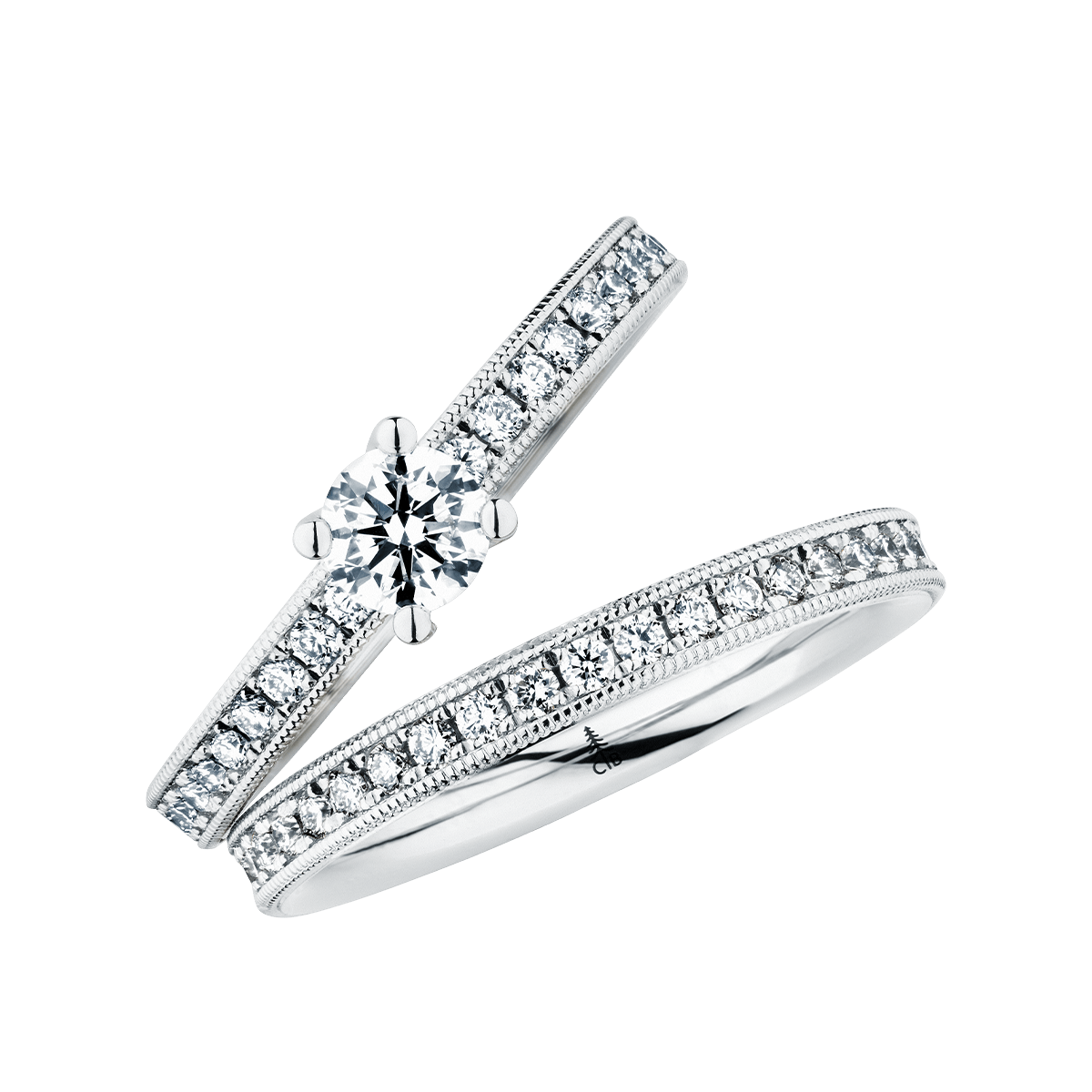 Platinring Enchanted Garden als Memoirering mit 0,45 ct Brillanten – ein ewiges Schmuckstück mit natürlicher Anmut