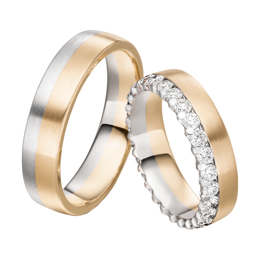 Roségold-Ring mit funkelnden Brillanten in exklusiver Kronenfassung – Zeichen inniger Liebe