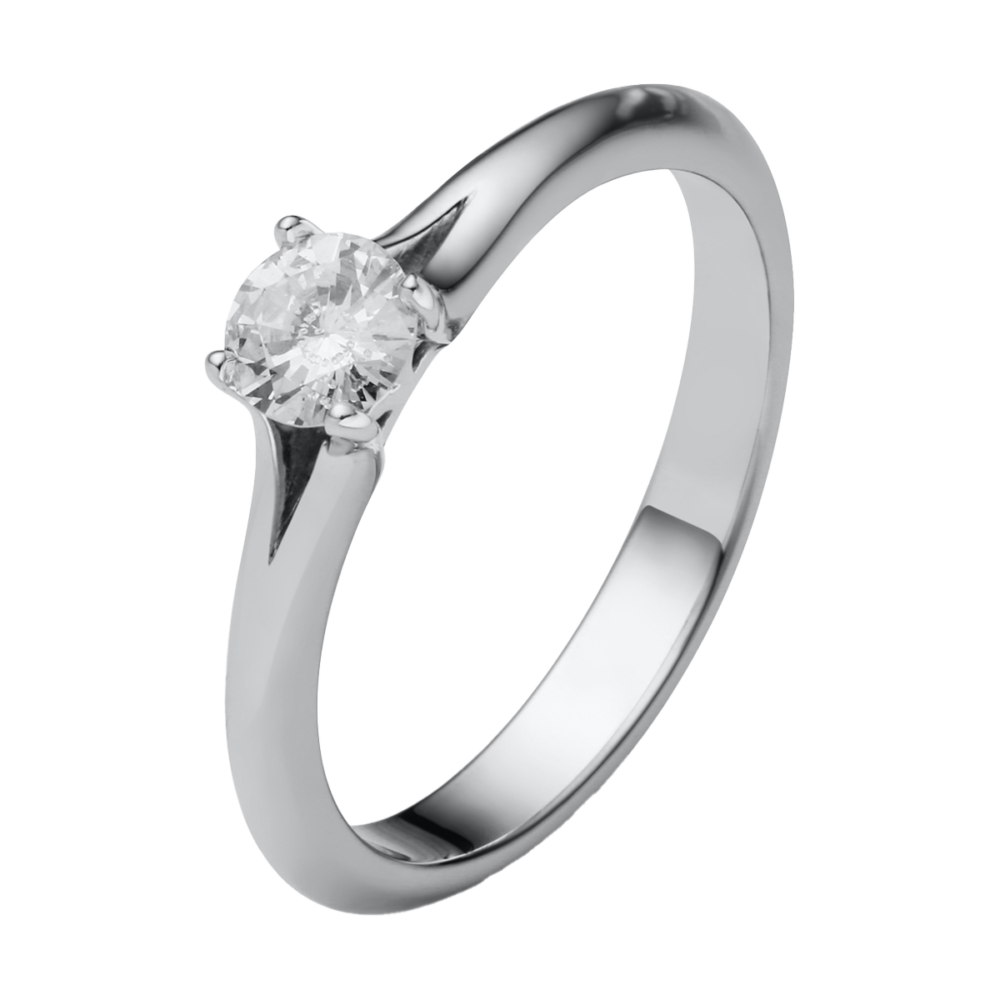 Platinring „Seelenfunken“ mit brillantem Mittelpunkt – edel, modern und von zeitloser Tiefe