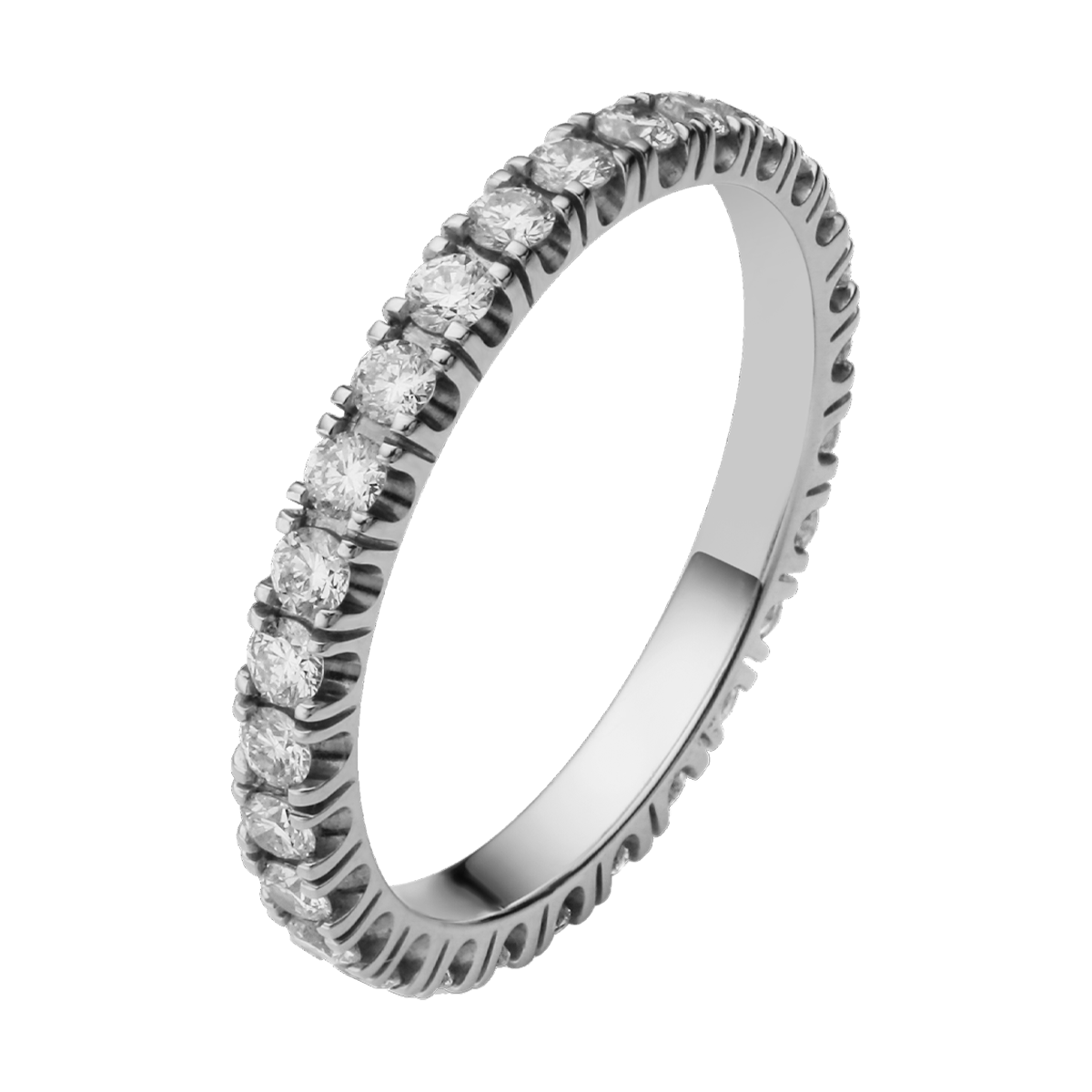 Platin-Memoirering mit 34 Brillanten – Stardust Elegance als Symbol ewiger Liebe